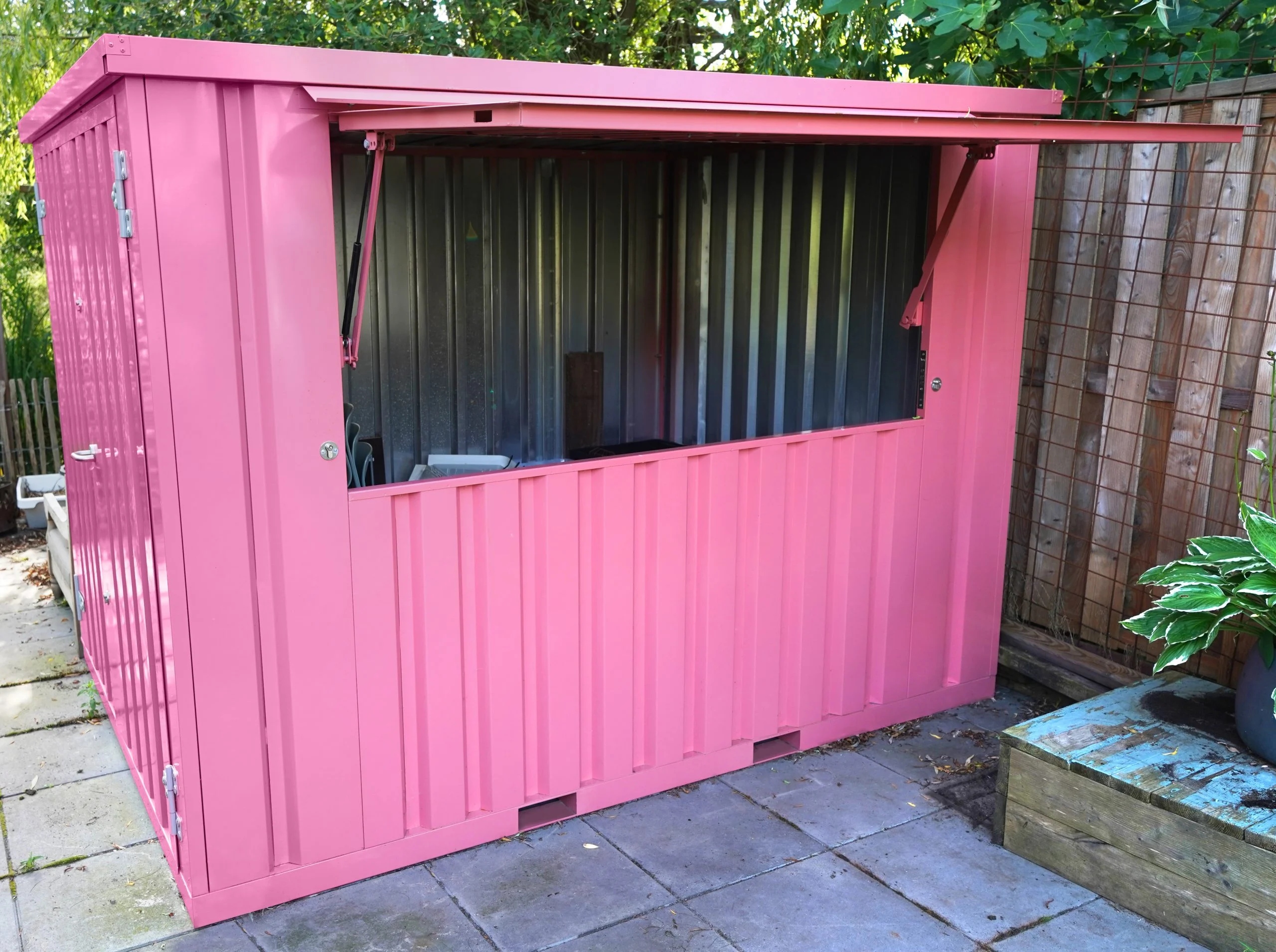 Conteneur Bar Démontable XL 3×2 m Rose RAL 3015 - image 7