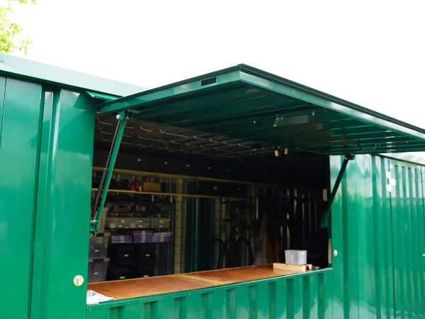 Container Bar Smontabile XL 3×2 m Verde RAL 6016 - image 2