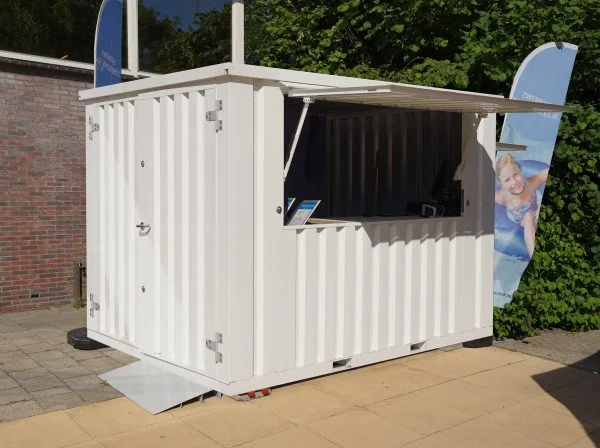 Demountable Bar Container XL 3x2 metres White RAL 9016 - image 2