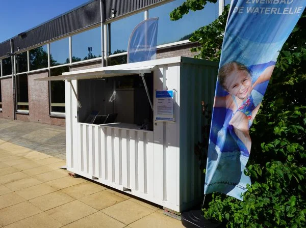 Demountable Bar Container XL 3x2 metres White RAL 9016 - image 4