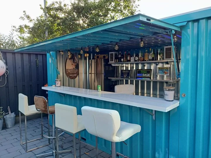 Conteneur Bar Démontable XL 4×3 mètres Blanc RAL 9016 - image 3