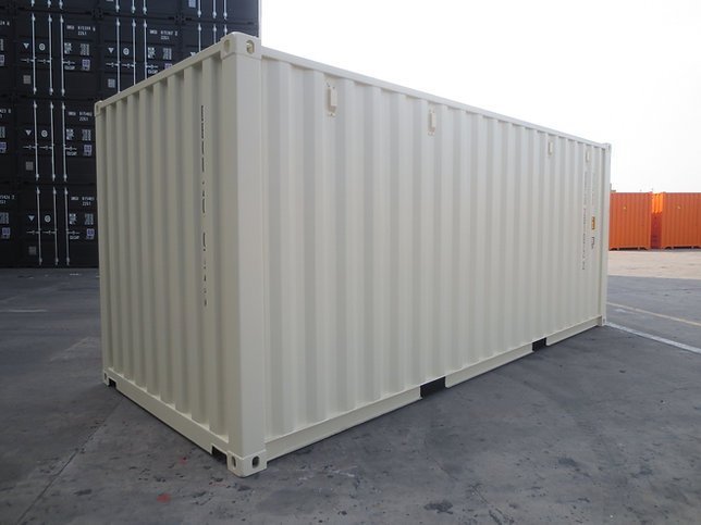 20' Standard Dry Container - Cream White