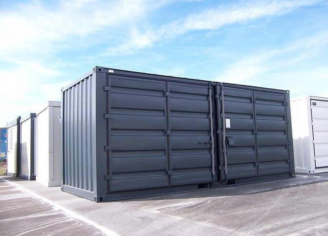 Conteneur de stockage à ouverture latérale de 15 pieds