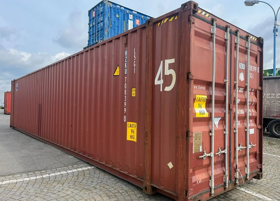 Conteneur d'expédition High Cube "Cargo Worthy" (CW) d'occasion de 45 pieds