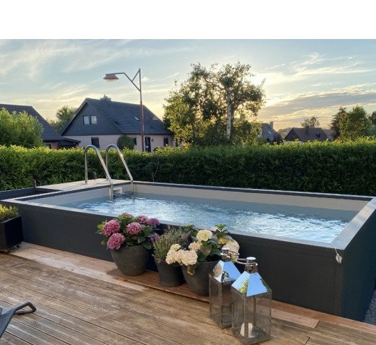 Mini container piscina mobile 5,25 x 2,55 x 1,26 m - image 3