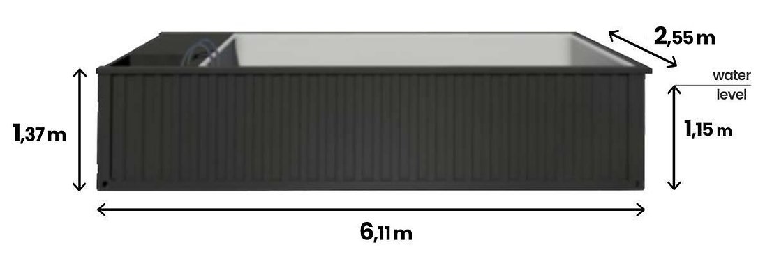 Container-Pool 6,2 x 2,5 m Jet Swim, Sport & Spa - image 5