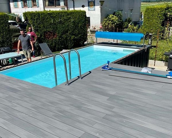 Container-Pool 6,2 x 2,5 m mit Wärmepumpe, Premium-Paket - image 5