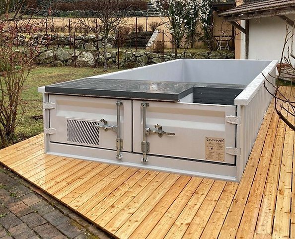 Container-Pool 6,2 x 2,5 m mit Wärmepumpe, Premium-Paket - image 6
