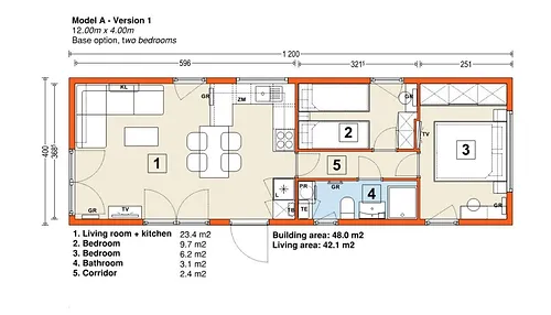 Mobilheim 37 m² - 42 m² - image 2